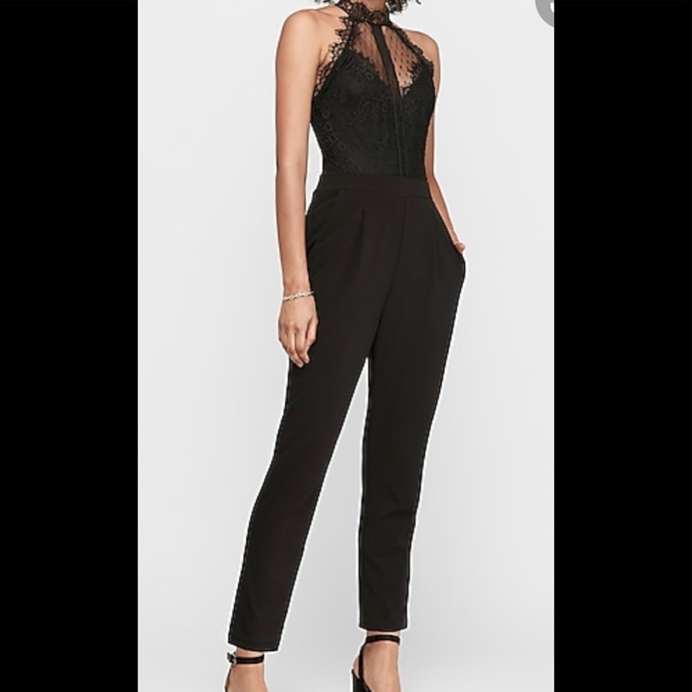 Express lace jumpsuit